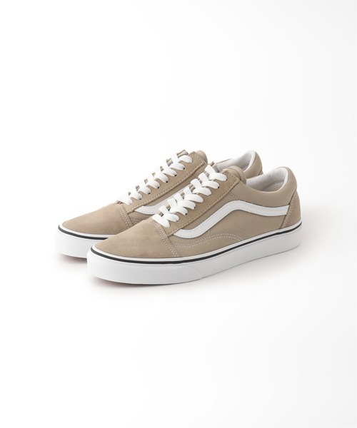SLOBE IENA（スローブイエナ）の「【VANS / ヴァンズ】 OLD SKOOLスニーカー（スニーカー・レディース・ベージュ/グリーン・23.5cm/23cm/24cm/24.5cm）」の2枚目の写真