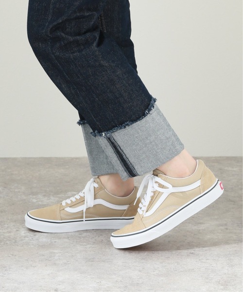 SLOBE IENA（スローブイエナ）の「【VANS / ヴァンズ】 OLD SKOOLスニーカー（スニーカー・レディース・ベージュ/グリーン・23.5cm/23cm/24cm/24.5cm）」の6枚目の写真
