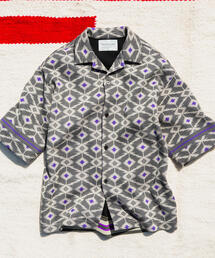 TOMORROWLAND  | コットンジャカードニット ショートスリーブオープンカラーシャツ(シャツ/ブラウス)