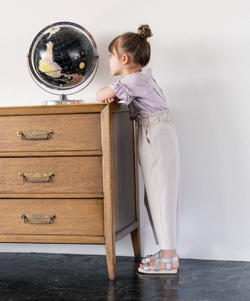 GLOBAL WORK（グローバルワーク）の「イージーケアサス付きパンツ/キッズ/941206（その他パンツ・キッズ・ブラック/グレー/アイボリー/ミント・140cm/150cm/160cm/110cm/100cm/120cm/130cm）」の8枚目の写真