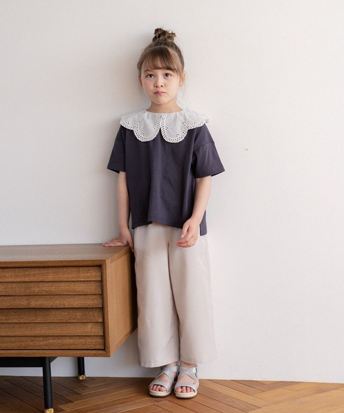 GLOBAL WORK（グローバルワーク）の「イージーケアサス付きパンツ/キッズ/941206（その他パンツ・キッズ・ブラック/グレー/アイボリー/ミント・140cm/150cm/160cm/110cm/100cm/120cm/130cm）」の18枚目の写真