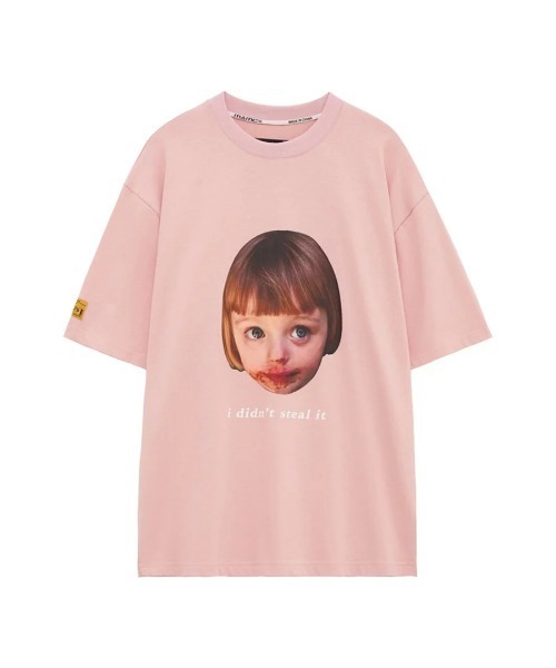 MAMC(エムエーエムシー)の「『MAMC/エムエーエムエーシー』Ice cream kid TEE/アイスクリームキッズデザイン 半袖Tシャツ(Tシャツ/カットソー・レディース・ブラック/ピンク・L)」の11枚目の写真