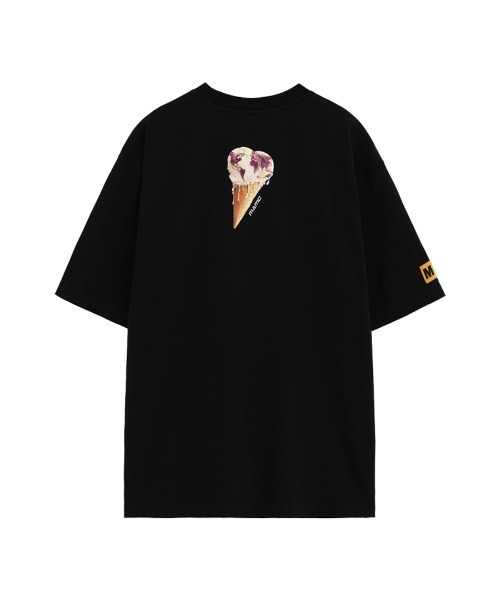 MAMC(エムエーエムシー)の「『MAMC/エムエーエムエーシー』Ice cream kid TEE/アイスクリームキッズデザイン 半袖Tシャツ(Tシャツ/カットソー・レディース・ブラック/ピンク・L)」の10枚目の写真