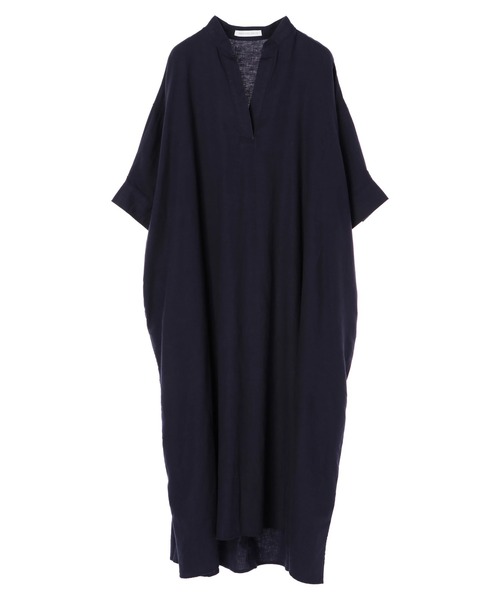 AMERICAN HOLIC（アメリカンホリック）の「リネンブレンドスキッパーフレアワンピース（ワンピース・レディース・ベージュ/アイボリー/ストライプ/ネイビー・FREE）」の17枚目の写真