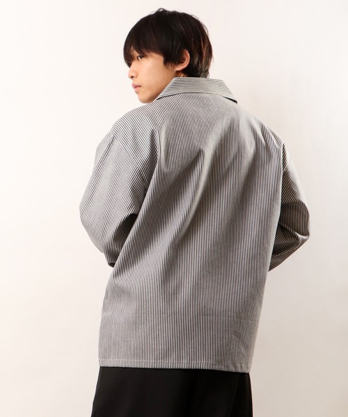 FUNALIVE(ファンアライブ)の「ALCARZA ビッグシルエットカバーオール Made in Japan 日本産(カバーオール・メンズ・マルチ/ネイビー・M/L)」の20枚目の写真