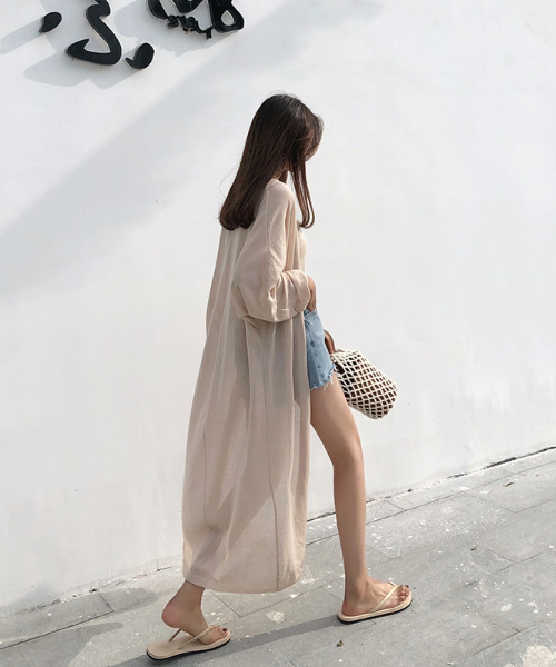 emi+（エミプラス）の「ボリュームスリーブサマーニットロングガウン  