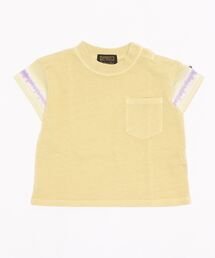 BIG FIELD | ピグメント袖プリントTシャツ（80～150cm）(Tシャツ/カットソー)