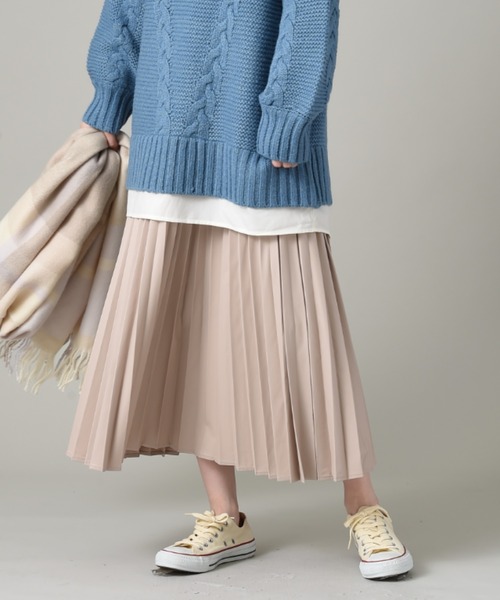 応援セール セール エアリーレザープリーツスカート スカート Interplanet インタープラネット のファッション 先着特典 Arenatheatre Net