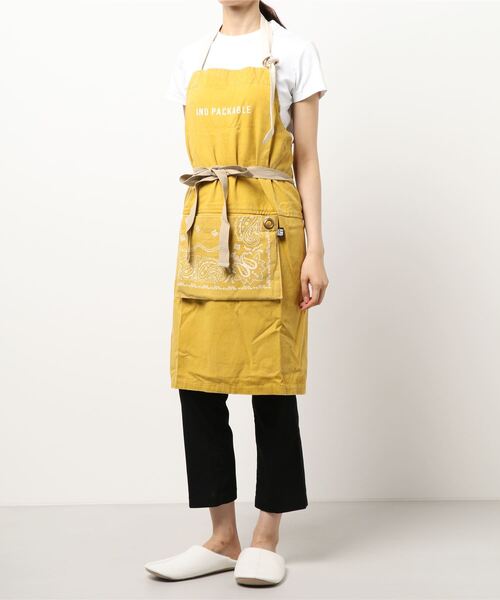 JUGLANS(ユグランス)の「【AND PACKABLE】エプロン/ポケット付き/アンドパッカブル(エプロン・レディース・A/B/C/D/E/F/G/H/I/J/K/L/M/N/O/P/その他1/その他4/その他3/その他2/その他5/Q/R/S/T/V/W/X/Y/Z/U・FREE)」の9枚目の写真