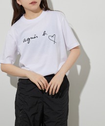 agnes b. | 【agnes b. pour ADAM ET ROPE'】HEART T-SHIRT(Tシャツ/カットソー)