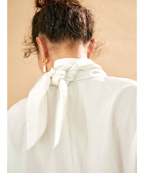 Ungrid(アングリッド)の「ハイネックデザインブラウス(シャツ/ブラウス・レディース・ブラック/オフホワイト・FREE)」の18枚目の写真