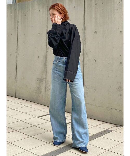 Ungrid(アングリッド)の「ハイネックデザインブラウス(シャツ/ブラウス・レディース・ブラック/オフホワイト・FREE)」の22枚目の写真