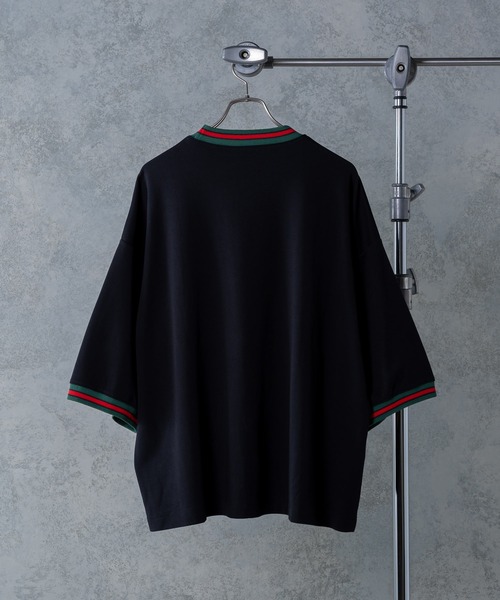 EDEL（エーデル）の「EDEL - リブラインルーズフィットT（Tシャツ/カットソー・メンズ・ホワイト/ブラック・MEDIUM/LARGE）」の21枚目の写真