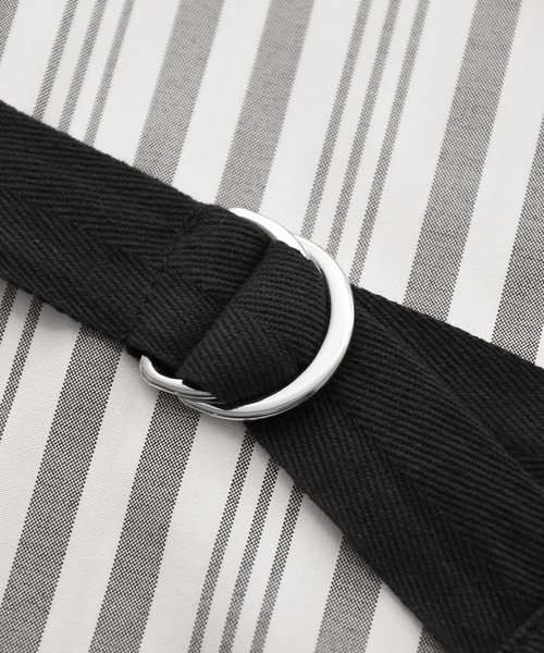 n'OrLABEL（ノアールレーベル）の「【廃盤】『アシンメトリー切替ストライプTシャツ』（Tシャツ/カットソー・レディース・ブラック/オフホワイト・FREE）」の6枚目の写真