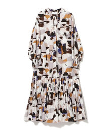 Ray BEAMS | RBS / プリント ティアード ワンピース(ワンピース)