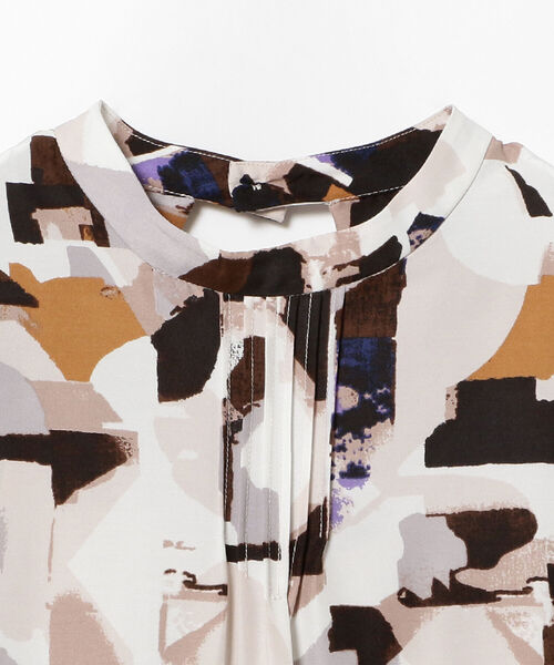 Ray BEAMS（レイビームス）の「RBS / プリント ティアード ワンピース（ワンピース・レディース・ホワイト/ブラック・ONE SIZE）」の14枚目の写真