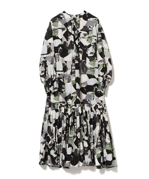 Ray BEAMS（レイビームス）の「RBS / プリント ティアード ワンピース（ワンピース・レディース・ホワイト/ブラック・ONE SIZE）」の10枚目の写真