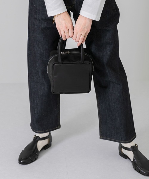 かぐれ（カグレ）の「MORMYRUS　cube tote（トートバッグ・レディース・ブラック・FREE）」の6枚目の写真