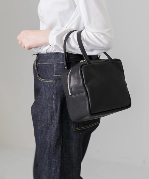 かぐれ（カグレ）の「MORMYRUS　cube tote（トートバッグ・レディース・ブラック・FREE）」の7枚目の写真