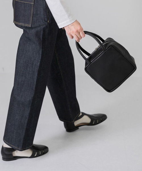 かぐれ（カグレ）の「MORMYRUS　cube tote（トートバッグ・レディース・ブラック・FREE）」の9枚目の写真