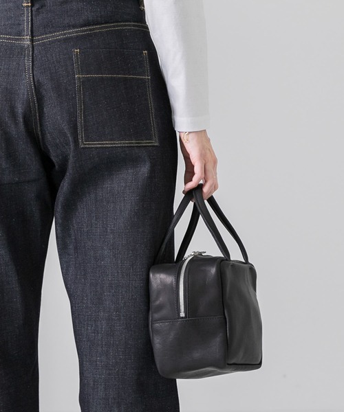 かぐれ（カグレ）の「MORMYRUS　cube tote（トートバッグ・レディース・ブラック・FREE）」の3枚目の写真