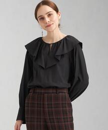 green label relaxing | ラッフルカラー ブラウス(シャツ/ブラウス)