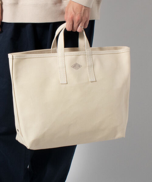 DANTON（ダントン）の「【DANTON/ダントン】トートバック Mサイズ #DT-H004 LCS（トートバッグ・メンズ・ブラック/グリーン/キナリ・FREE）」の6枚目の写真