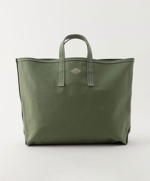 DANTON（ダントン）の「【DANTON/ダントン】トートバック Mサイズ #DT-H004 LCS（トートバッグ・メンズ・ブラック/グリーン/キナリ・FREE）」の12枚目の写真