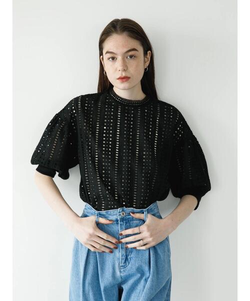 koe（コエ）の「レースブラウス*（シャツ/ブラウス・レディース・ブラック/ホワイト・FREE）」の15枚目の写真