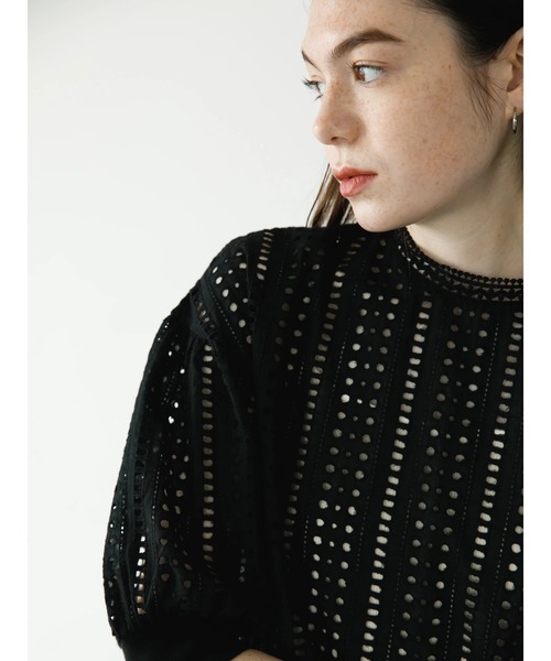 koe（コエ）の「レースブラウス*（シャツ/ブラウス・レディース・ブラック/ホワイト・FREE）」の8枚目の写真