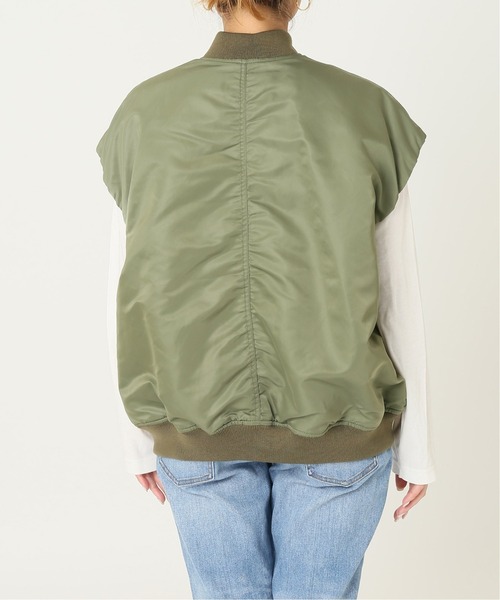 JOURNAL STANDARD（ジャーナルスタンダード）の「■■■ナイロンツイルミリタリーベスト◆（その他アウター・レディース・ベージュ/カーキ・FREE）」の14枚目の写真