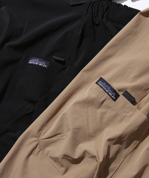 THOUSAND MILE（サウザンドマイル）の「THOUSAND MILE/サウザンドマイル WAVE FRONT ZIP SALOPETTE サロペット（サロペット/オーバーオール・メンズ・ブラック/ベージュ・FREE）」の13枚目の写真