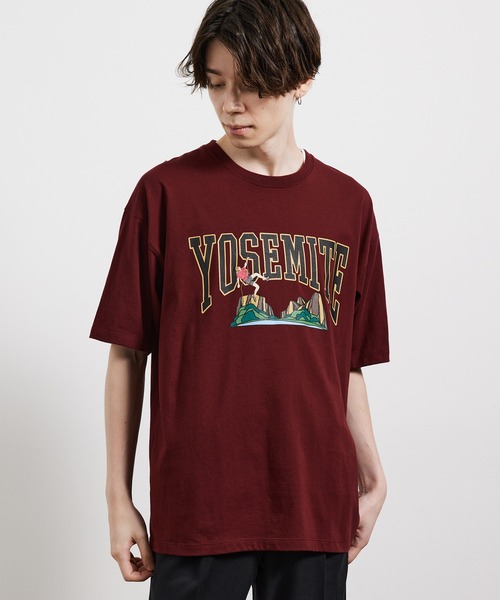 JUNRED（ジュンレッド）の「USAフロントカレッジTシャツ（Tシャツ/カットソー・メンズ・ワイン/グリーン/ホワイト・M/LL/L）」の8枚目の写真