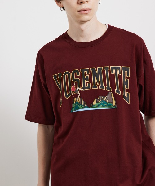 JUNRED（ジュンレッド）の「USAフロントカレッジTシャツ（Tシャツ/カットソー・メンズ・ワイン/グリーン/ホワイト・M/LL/L）」の9枚目の写真