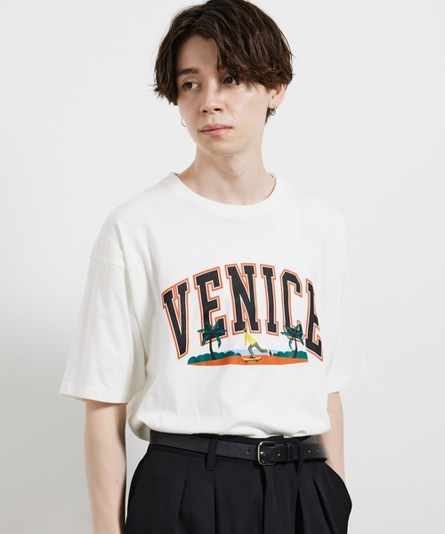 JUNRED（ジュンレッド）の「USAフロントカレッジTシャツ（Tシャツ/カットソー・メンズ・ワイン/グリーン/ホワイト・M/LL/L）」の10枚目の写真