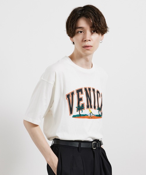 JUNRED（ジュンレッド）の「USAフロントカレッジTシャツ（Tシャツ/カットソー・メンズ・ワイン/グリーン/ホワイト・M/LL/L）」の11枚目の写真