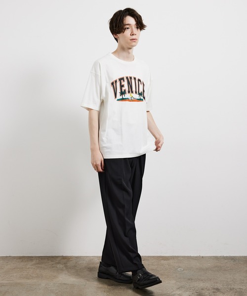 JUNRED（ジュンレッド）の「USAフロントカレッジTシャツ（Tシャツ/カットソー・メンズ・ワイン/グリーン/ホワイト・M/LL/L）」の17枚目の写真