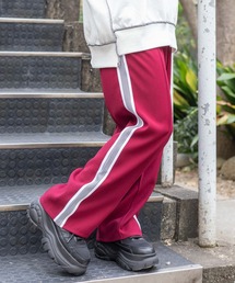 WEGO/ラインワイドパンツ