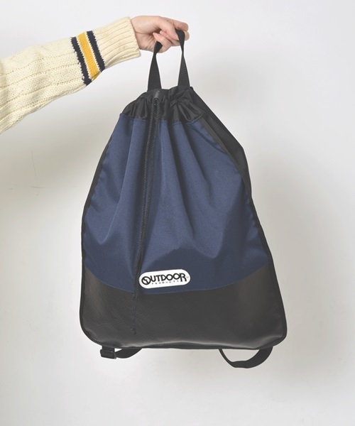 Khaju（カージュ）の「★★OUTDOOR×Khaju:バックパック□（バックパック/リュック・レディース・ネイビー/ワインレッド・ONE SIZE）」の3枚目の写真