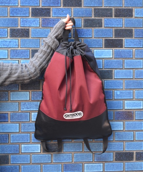 Khaju（カージュ）の「★★OUTDOOR×Khaju:バックパック□（バックパック/リュック・レディース・ネイビー/ワインレッド・ONE SIZE）」の11枚目の写真