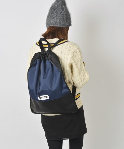 Khaju（カージュ）の「★★OUTDOOR×Khaju:バックパック□（バックパック/リュック・レディース・ネイビー/ワインレッド・ONE SIZE）」の12枚目の写真