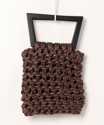 【美品】ALIENINA アリエニーナ MARGOTバッグ　ハンドバッグ　ウッド 美品】ALIENINA アリエニーナ MARGOTバッグ ハンドバッグ ウッド