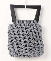 ALIENINA | 【ALIENINA/アリエニーナ】ウッドハンドル ショルダー コットンロープ バッグ(ハンドバッグ)