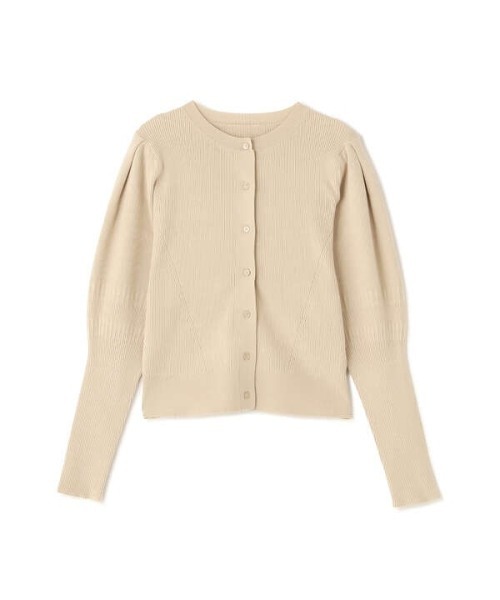 N.(N. Natural Beauty Basic)(エヌエヌナチュラルビューティーベーシック)の「◆パワーショルダーカーディガン(カーディガン/ボレロ・レディース・チャコールグレー/ナチュラル/ブルー・MEDIUM)」の18枚目の写真