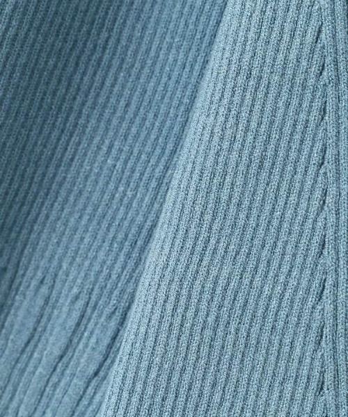 N.(N. Natural Beauty Basic)(エヌエヌナチュラルビューティーベーシック)の「◆パワーショルダーカーディガン(カーディガン/ボレロ・レディース・チャコールグレー/ナチュラル/ブルー・MEDIUM)」の15枚目の写真