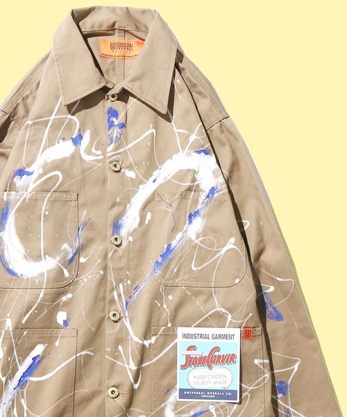 Universal Overall ユニバーサルオーバーオール Coverall ペイント ジャケット セットアップ対応 ミリタリージャケット Universal Overall ユニバーサルオーバーオール のファッション通販 Zozotown