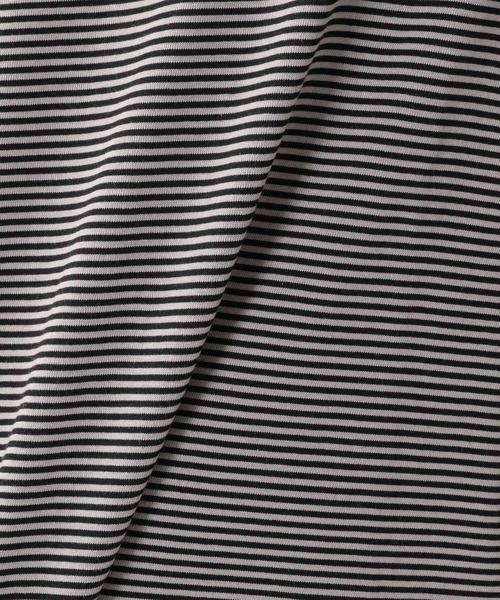 RAGEBLUE（レイジブルー）の「ベーシックボーダーロンT/217682（Tシャツ/カットソー・メンズ・ブラック/ダークブラウン・LARGE/MEDIUM）」の5枚目の写真