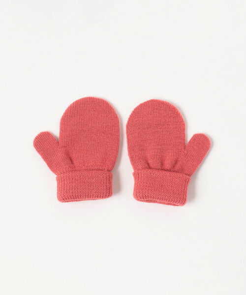 B:MING by BEAMS（ビーミングバイビームス）の「THE NORTH FACE / カプッチョリッド＆ミットセット（ベビー）（ニットキャップ/ビーニー・キッズ・ピンク/オリーブ・ONE SIZE）」の7枚目の写真