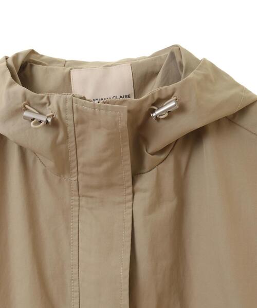 MELROSE claire（メルローズ クレール）の「【スタンドフードマウンテンパーカー】（ブルゾン・レディース・ベージュ/ブルー系その他/オフホワイト・FREE）」の18枚目の写真