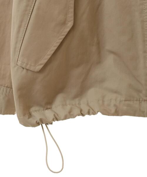 MELROSE claire（メルローズ クレール）の「【スタンドフードマウンテンパーカー】（ブルゾン・レディース・ベージュ/ブルー系その他/オフホワイト・FREE）」の15枚目の写真